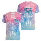 Australia NAIDOC Week 2026 50 Years Deadly Women V-Neck T-Shirt Celestial Glows