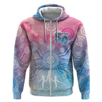 Australia NAIDOC Week 2026 50 Years Deadly Zip Hoodie Celestial Glows
