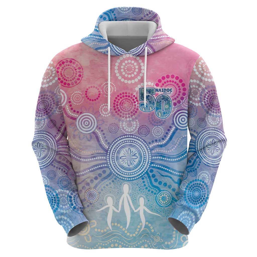 Australia NAIDOC Week 2026 50 Years Deadly Zip Hoodie Celestial Glows