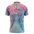 Australia NAIDOC Week 2026 50 Years Deadly Zipper Polo Shirt Celestial Glows