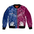 Personalised QLD Maroons Mix NSW Blues Indigenous Bomber Jacket Rugby State of Origin LT7