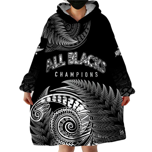 new-zealand-rugby-2023-wearable-blanket-hoodie-aotearoa-silver-ferns-champions