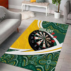 Australia Darts Personalized Area Rug Aboriginal Special