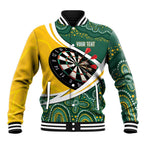 Australia Darts Personalized Baseball Jacket Aboriginal Special