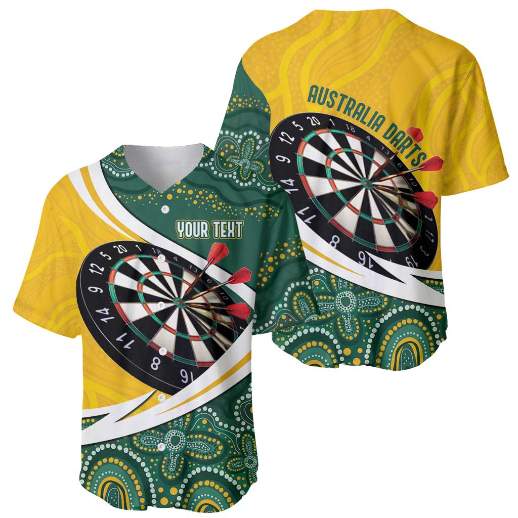 Australia Darts Personalized Baseball Jersey Aboriginal Special