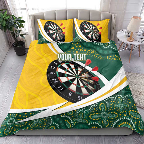 Australia Darts Personalized Bedding Set Aboriginal Special