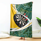 Australia Darts Personalized Blanket Aboriginal Special