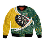 Australia Darts Personalized Bomber Jacket Aboriginal Special