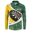 Australia Darts Personalized Button Sweatshirt Aboriginal Special