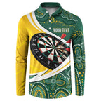 Australia Darts Personalized Button Sweatshirt Aboriginal Special