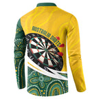 Australia Darts Personalized Button Sweatshirt Aboriginal Special