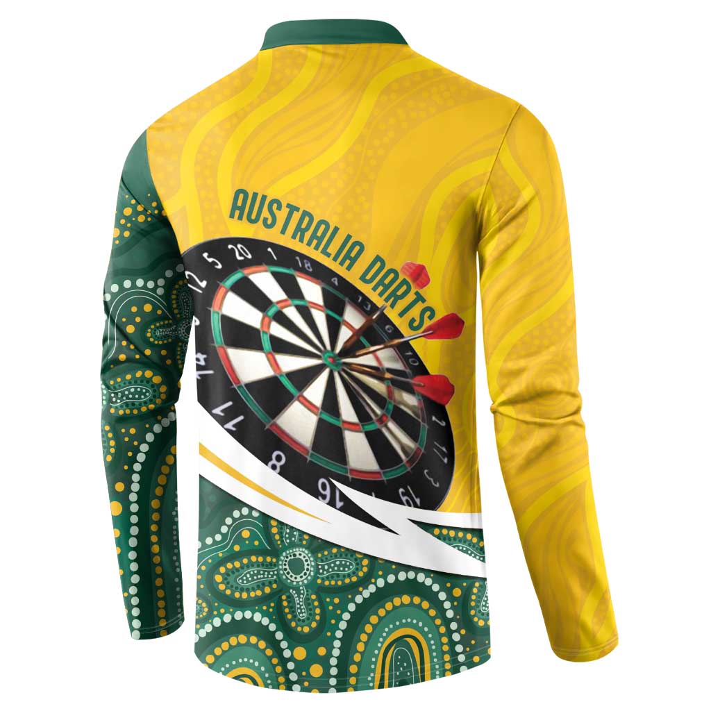 Australia Darts Personalized Button Sweatshirt Aboriginal Special