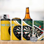 Australia Darts Personalized 4 in 1 Can Cooler Tumbler Aboriginal Special