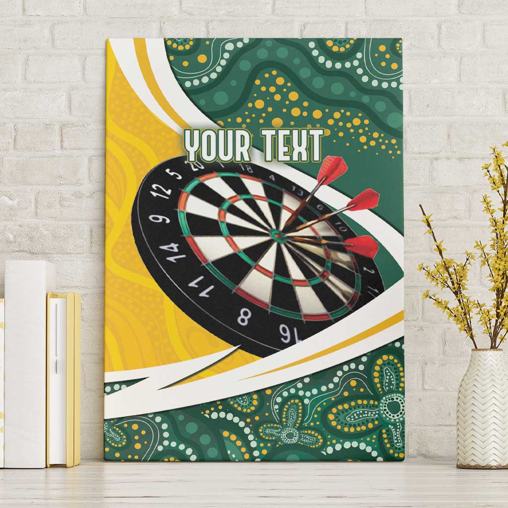 Australia Darts Personalized Canvas Wall Art Aboriginal Special