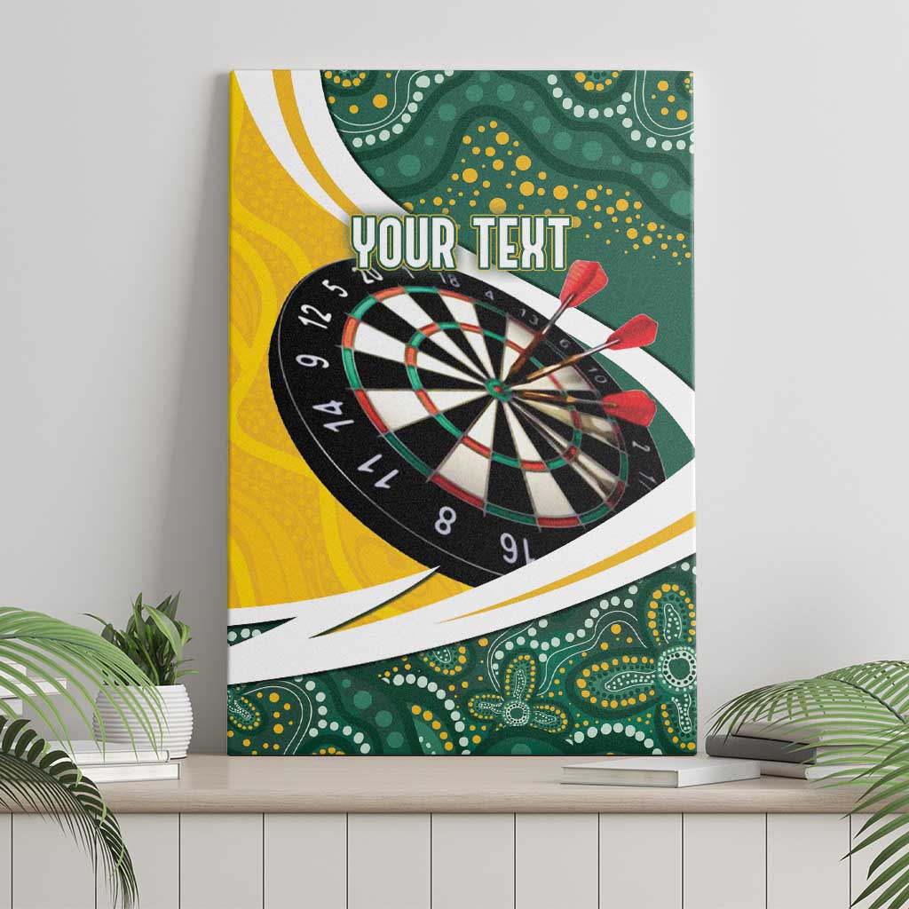 Australia Darts Personalized Canvas Wall Art Aboriginal Special