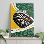 Australia Darts Personalized Canvas Wall Art Aboriginal Special