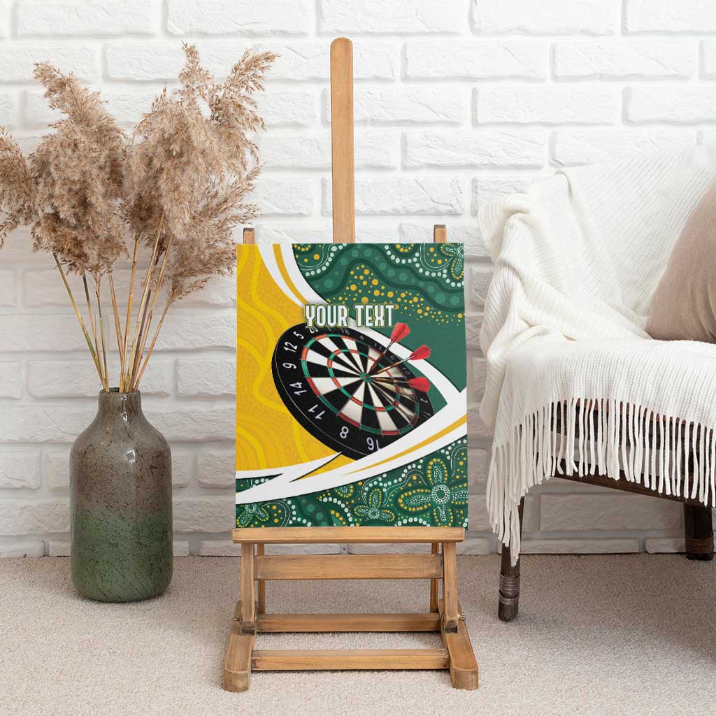 Australia Darts Personalized Canvas Wall Art Aboriginal Special