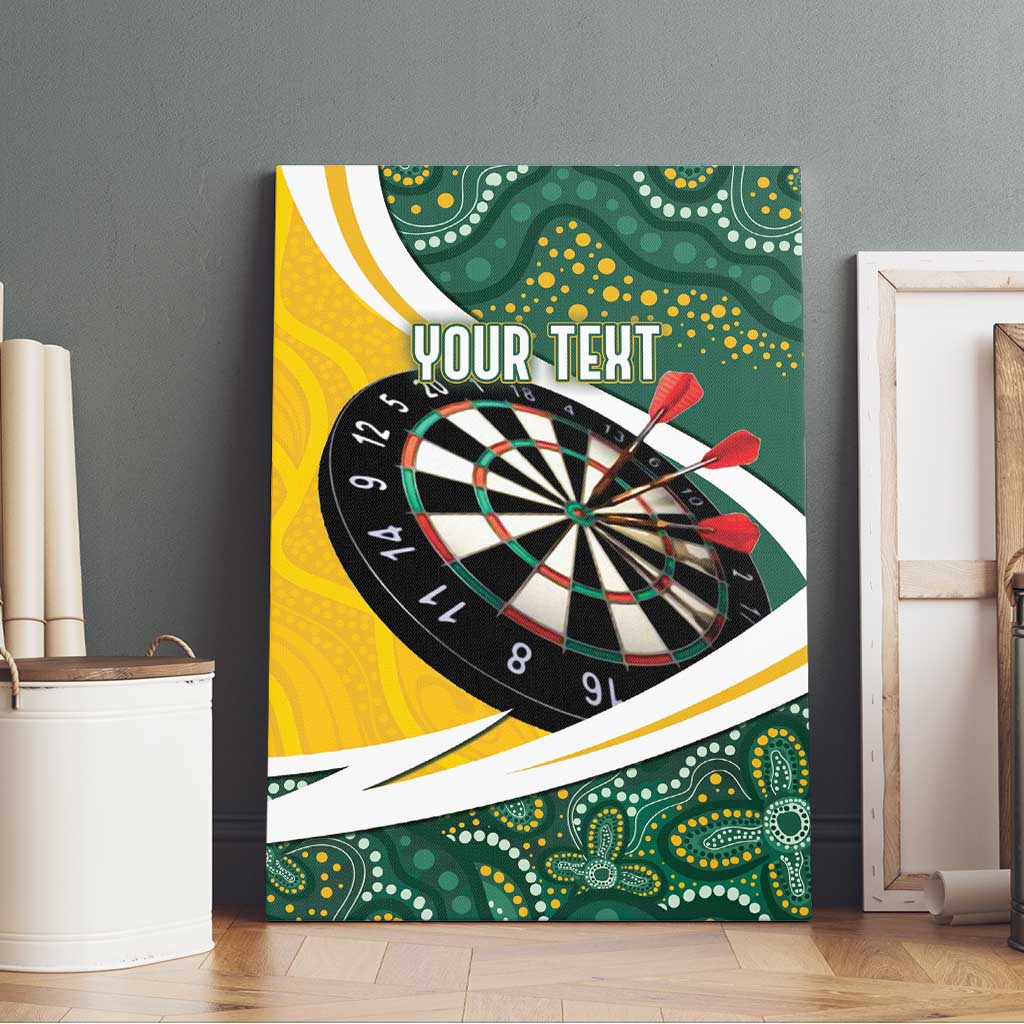 Australia Darts Personalized Canvas Wall Art Aboriginal Special