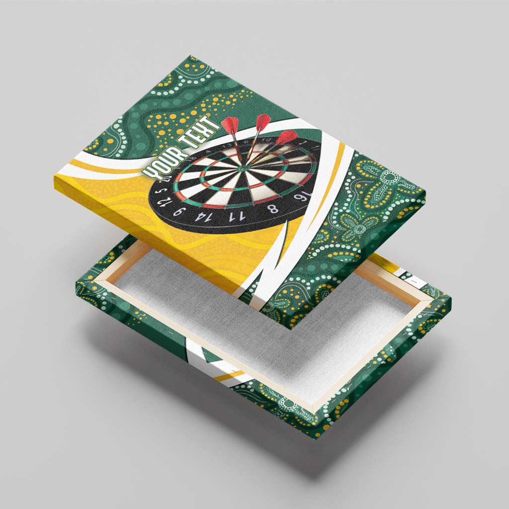 Australia Darts Personalized Canvas Wall Art Aboriginal Special
