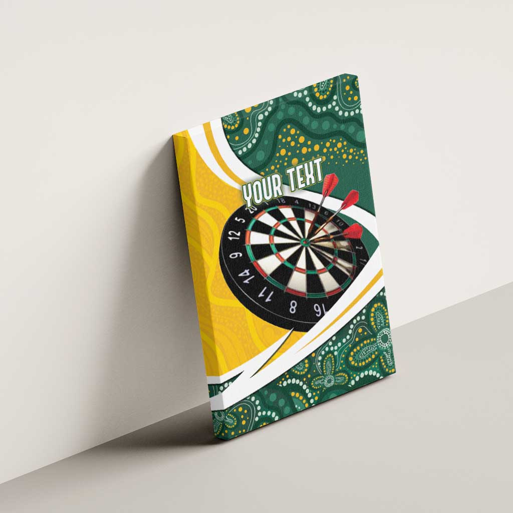 Australia Darts Personalized Canvas Wall Art Aboriginal Special