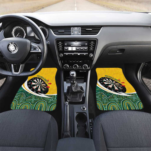 Australia Darts Personalized Car Mats Aboriginal Special