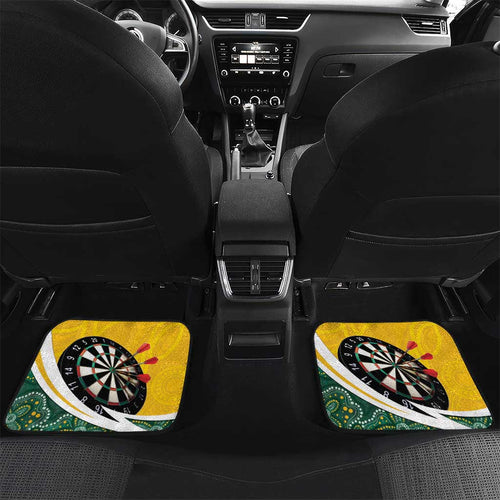 Australia Darts Personalized Car Mats Aboriginal Special
