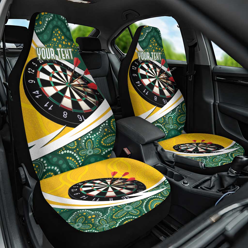 Australia Darts Personalized Car Seat Cover Aboriginal Special