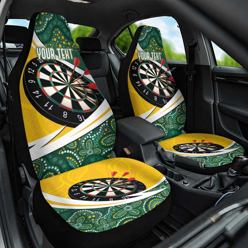 Australia Darts Personalized Car Seat Cover Aboriginal Special