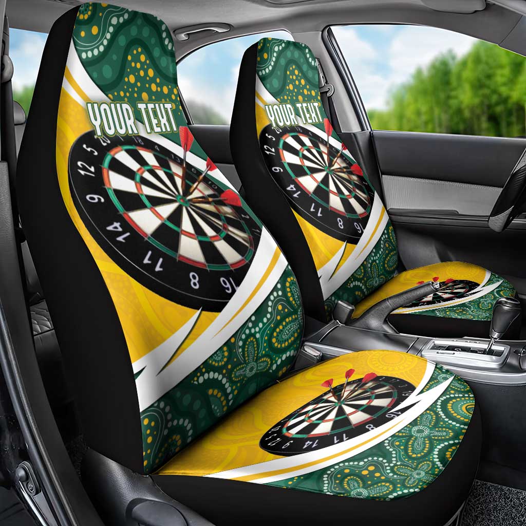 Australia Darts Personalized Car Seat Cover Aboriginal Special