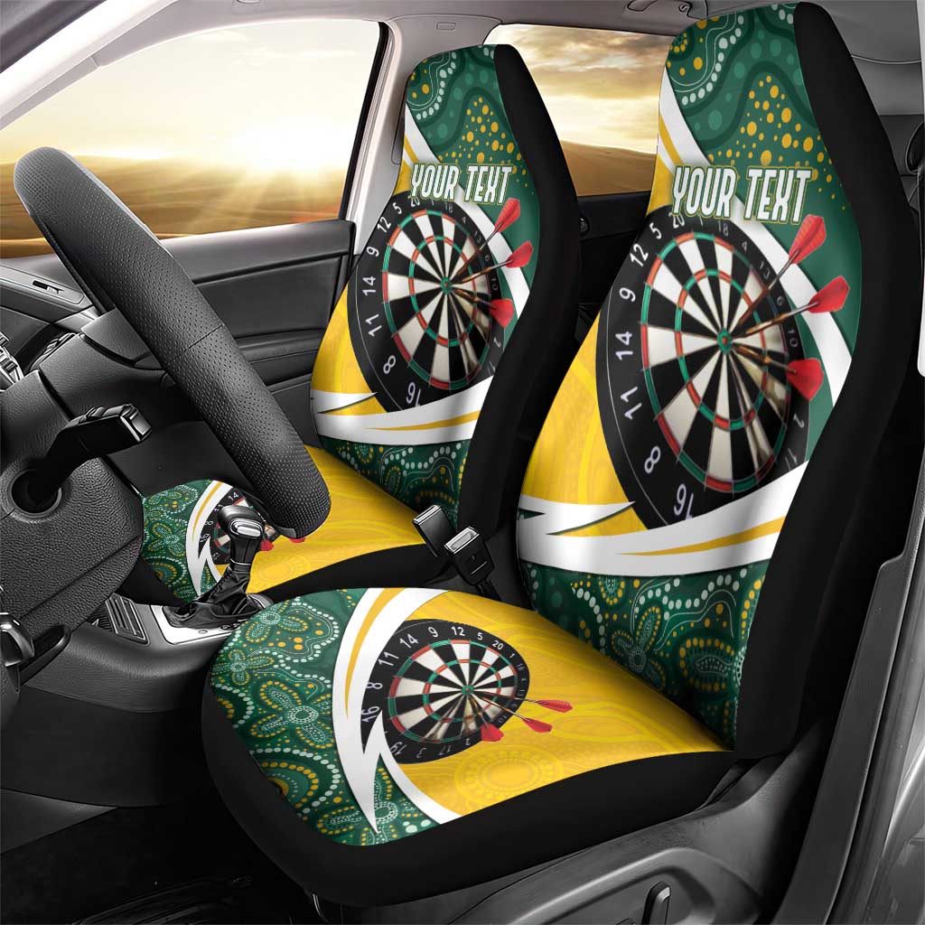 Australia Darts Personalized Car Seat Cover Aboriginal Special