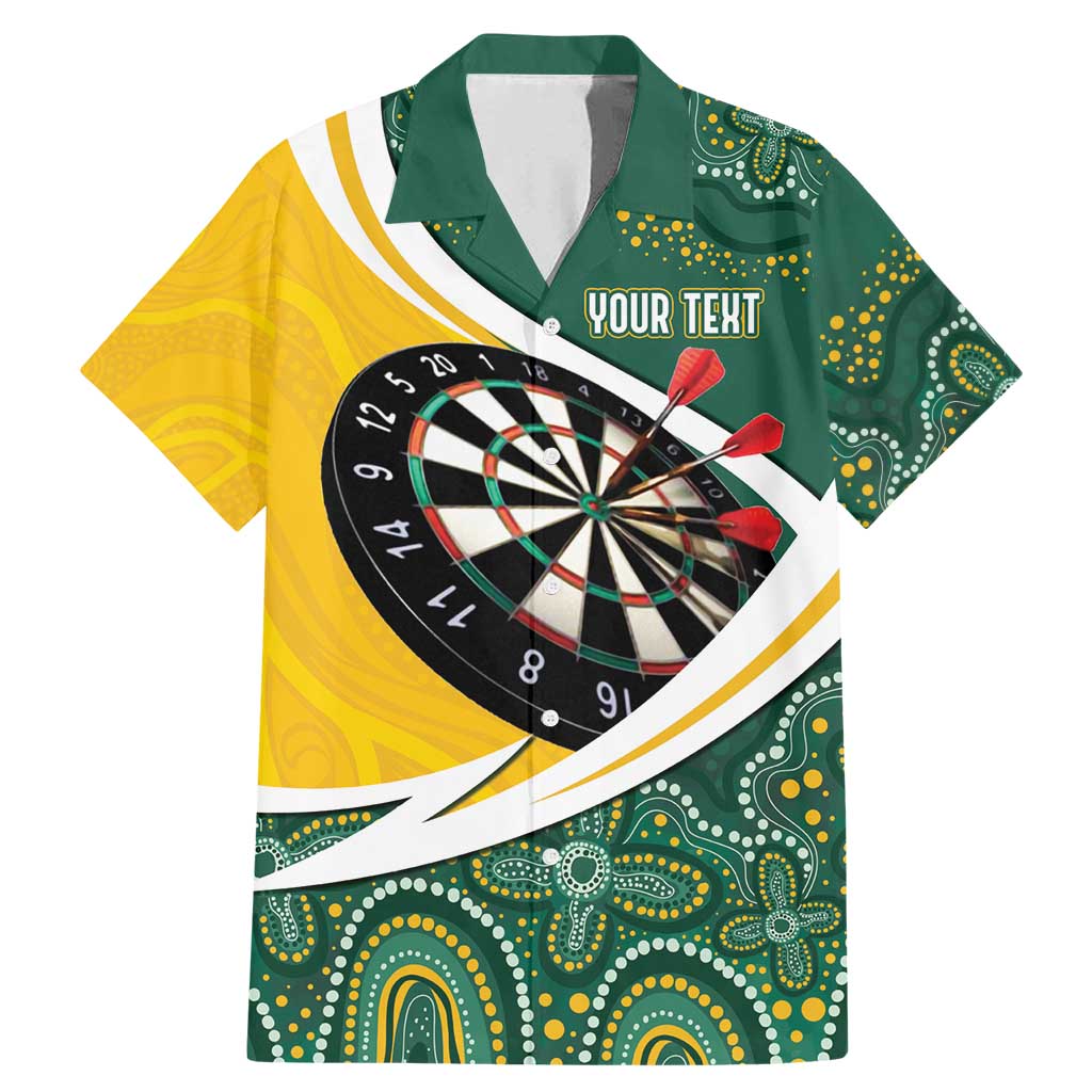 Australia Darts Personalized Family Matching Mermaid Dress and Hawaiian Shirt Aboriginal Special