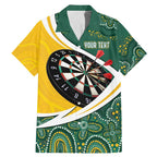 Australia Darts Personalized Family Matching Mermaid Dress and Hawaiian Shirt Aboriginal Special