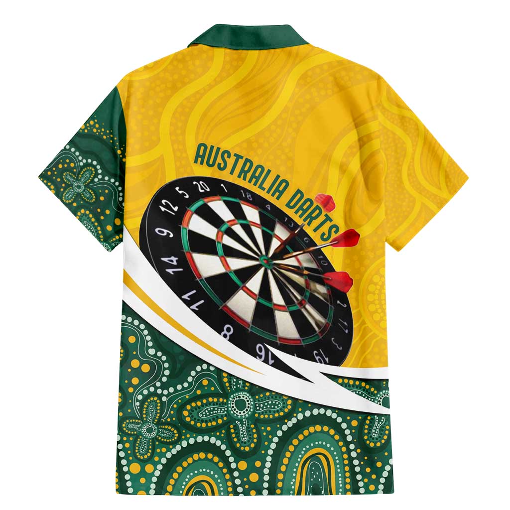 Australia Darts Personalized Family Matching Mermaid Dress and Hawaiian Shirt Aboriginal Special