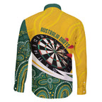 Australia Darts Personalized Family Matching Mermaid Dress and Hawaiian Shirt Aboriginal Special