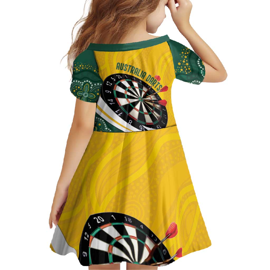 Australia Darts Personalized Family Matching Off Shoulder Maxi Dress and Hawaiian Shirt Aboriginal Special