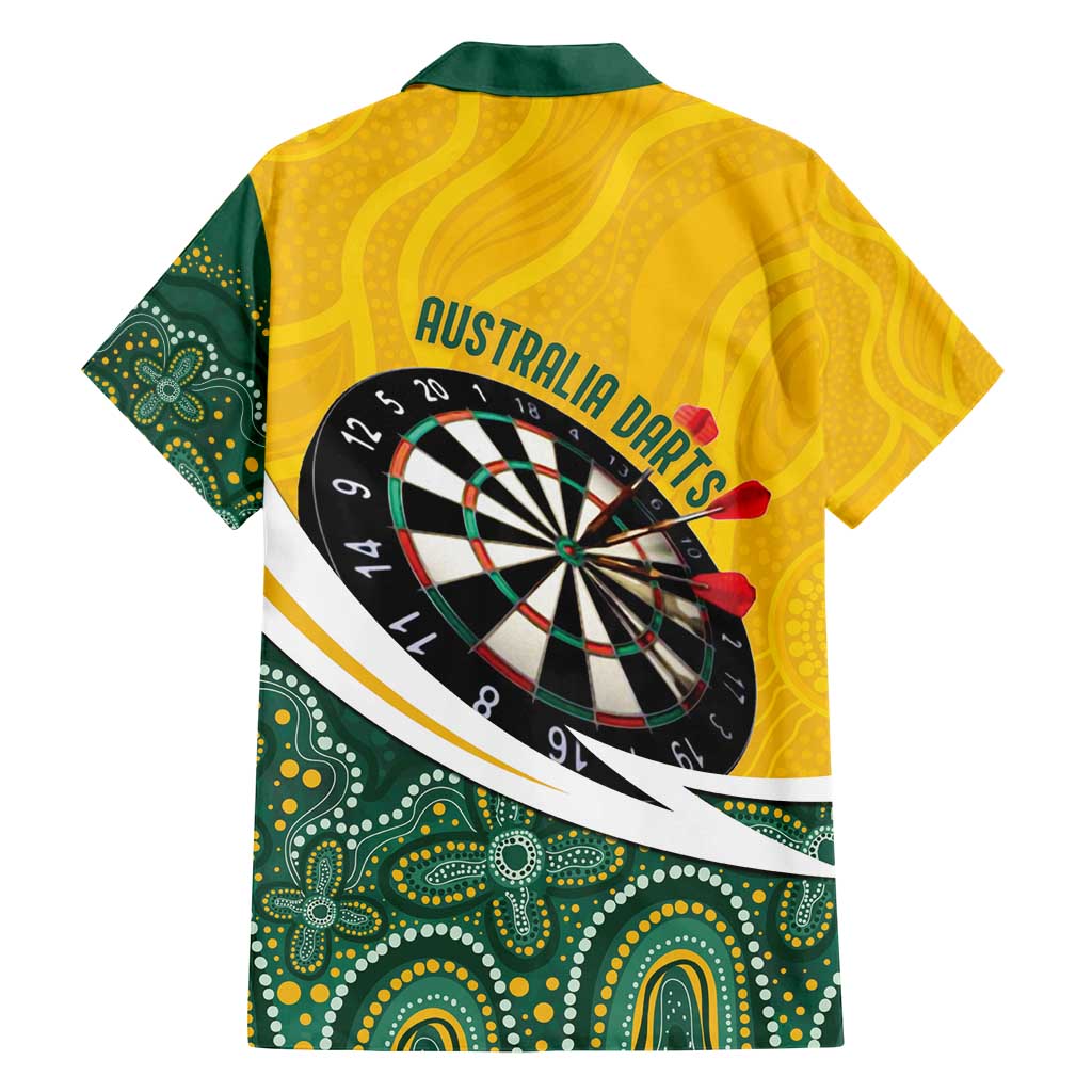 Australia Darts Personalized Family Matching Summer Maxi Dress and Hawaiian Shirt Aboriginal Special