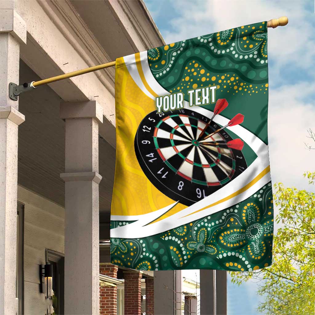 Australia Darts Personalized Garden Flag Aboriginal Special