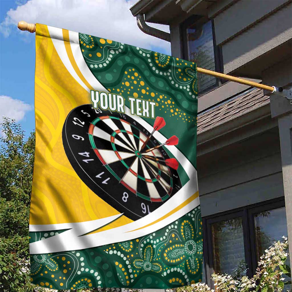 Australia Darts Personalized Garden Flag Aboriginal Special