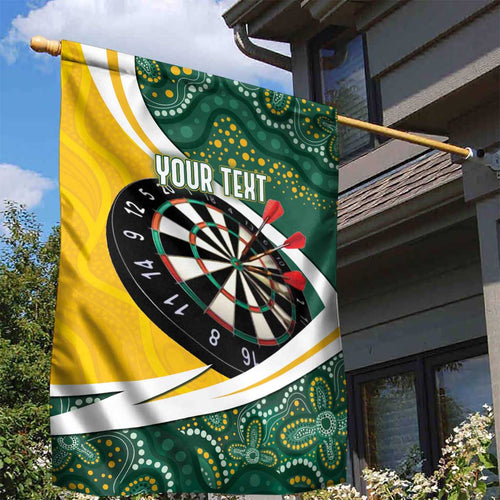 Australia Darts Personalized Garden Flag Aboriginal Special
