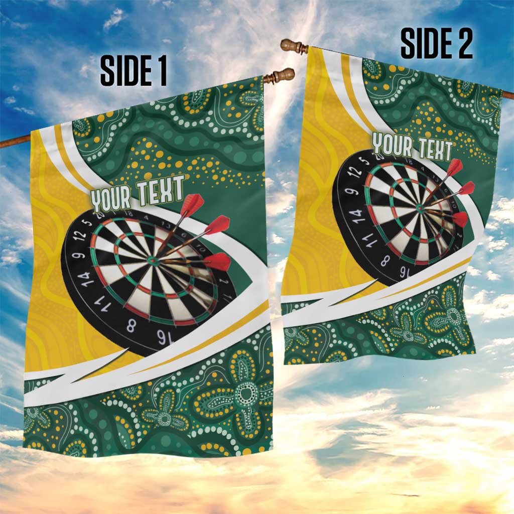 Australia Darts Personalized Garden Flag Aboriginal Special