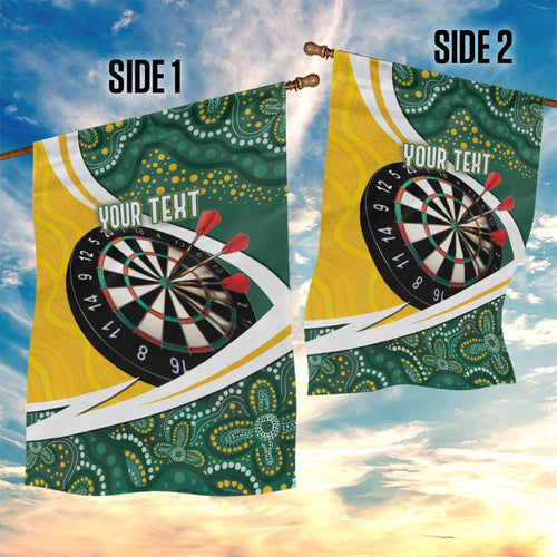 Australia Darts Personalized Garden Flag Aboriginal Special