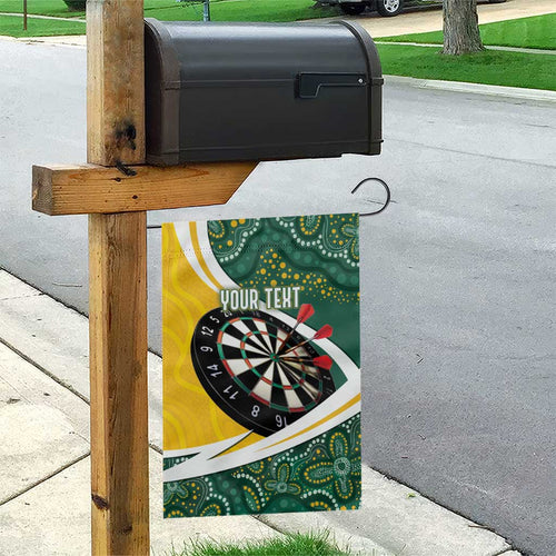 Australia Darts Personalized Garden Flag Aboriginal Special