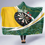 Australia Darts Personalized Hooded Blanket Aboriginal Special