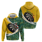 Australia Darts Personalized Hoodie Aboriginal Special