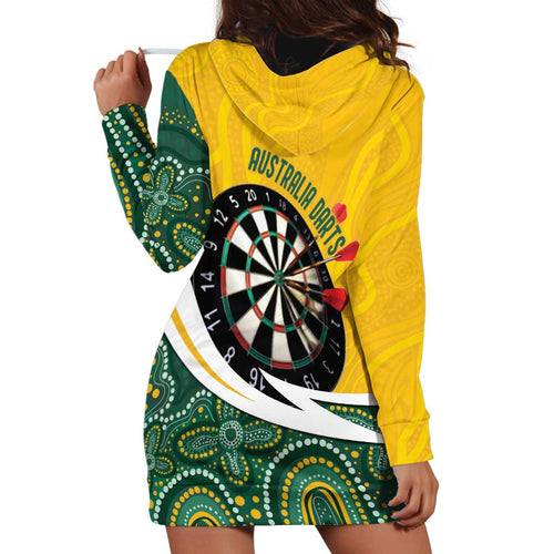 Australia Darts Personalized Hoodie Dress Aboriginal Special