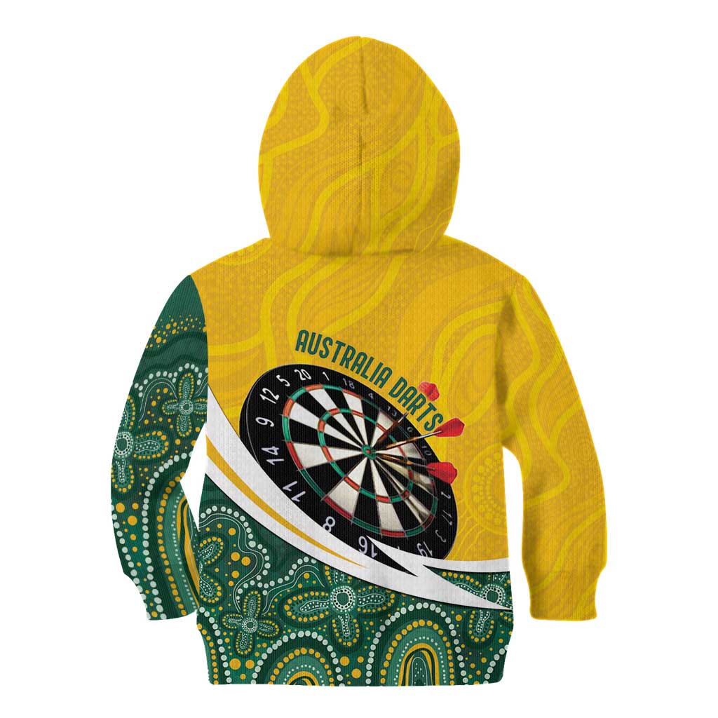 Australia Darts Personalized Kid Hoodie Aboriginal Special