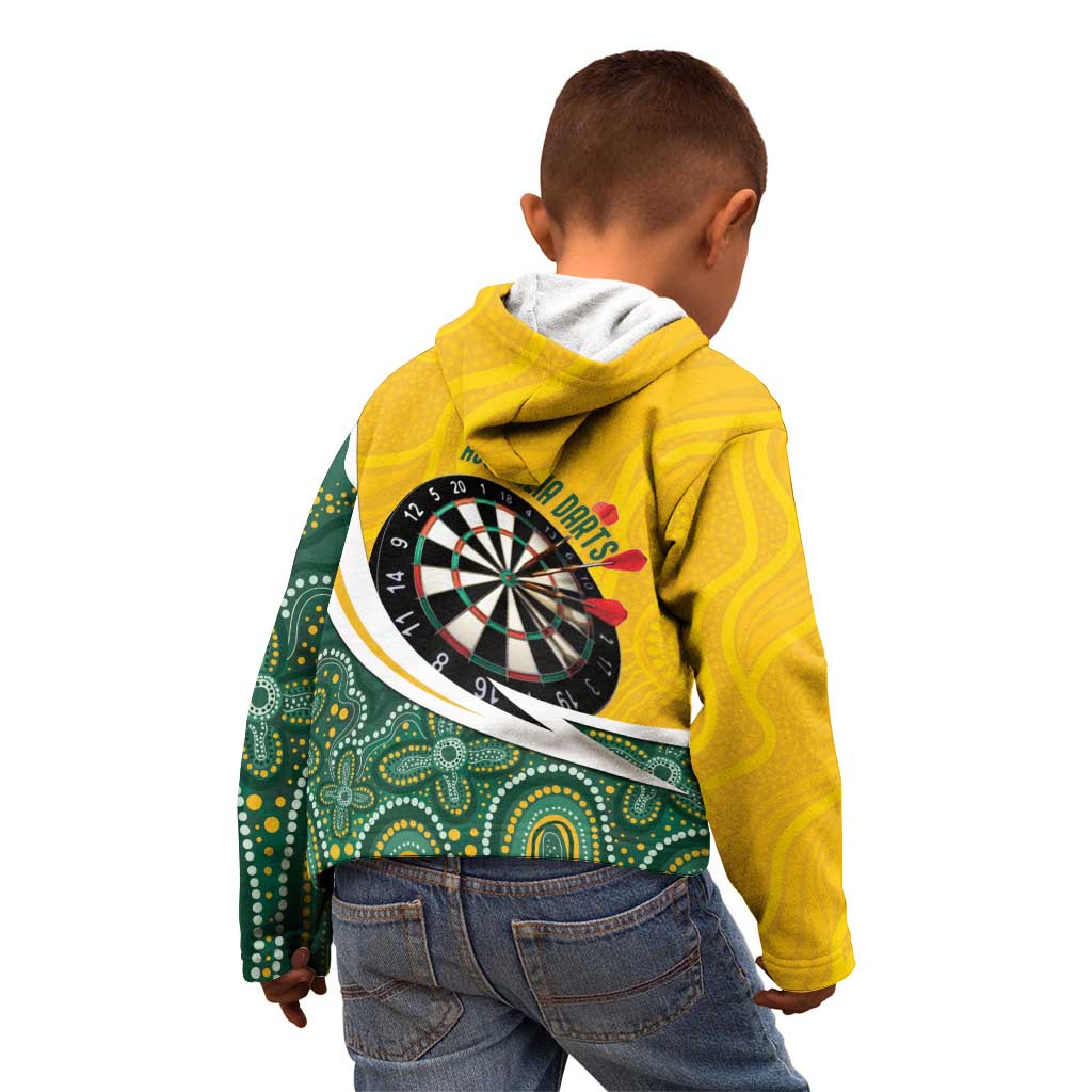 Australia Darts Personalized Kid Hoodie Aboriginal Special