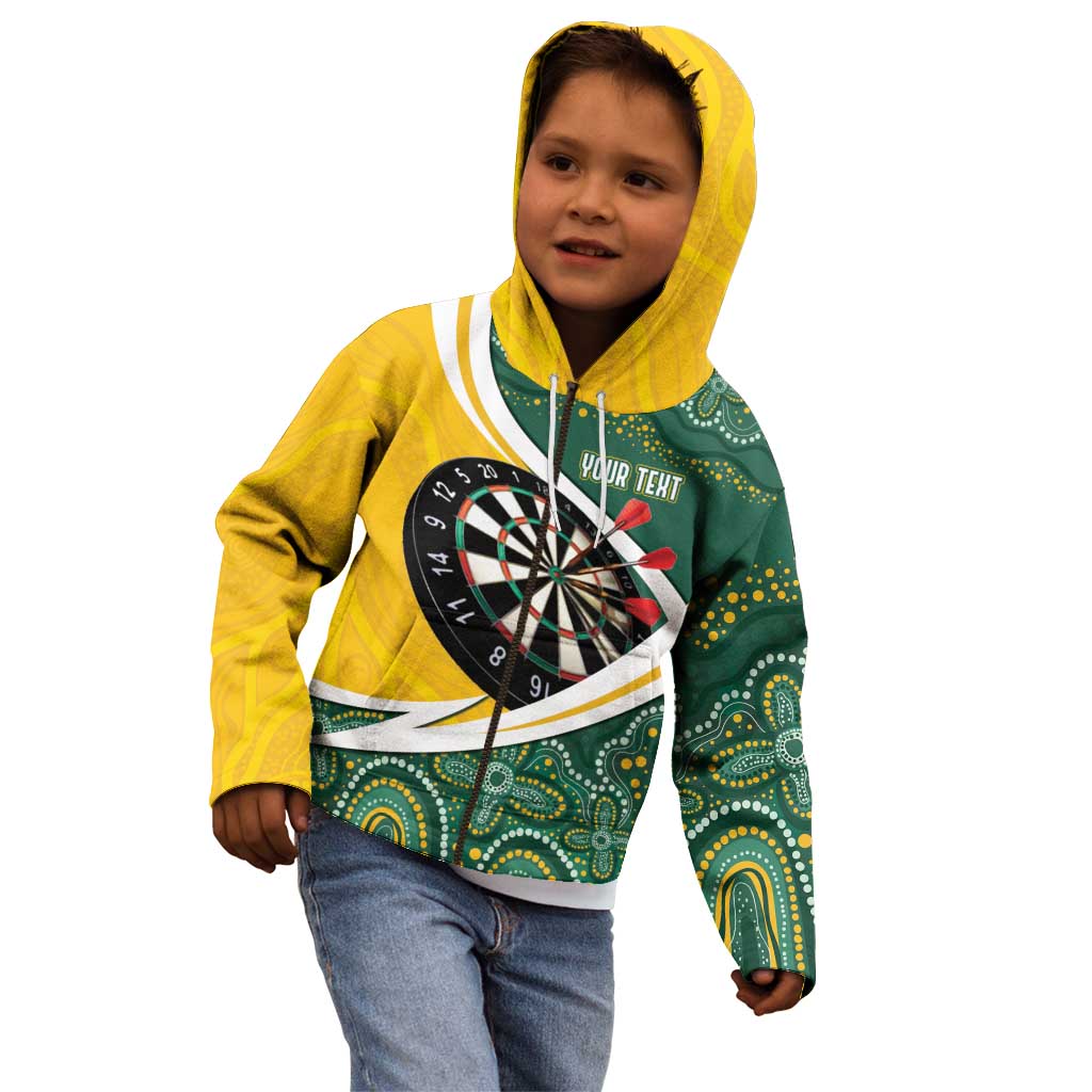 Australia Darts Personalized Kid Hoodie Aboriginal Special