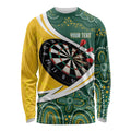 Australia Darts Personalized Long Sleeve Shirt Aboriginal Special