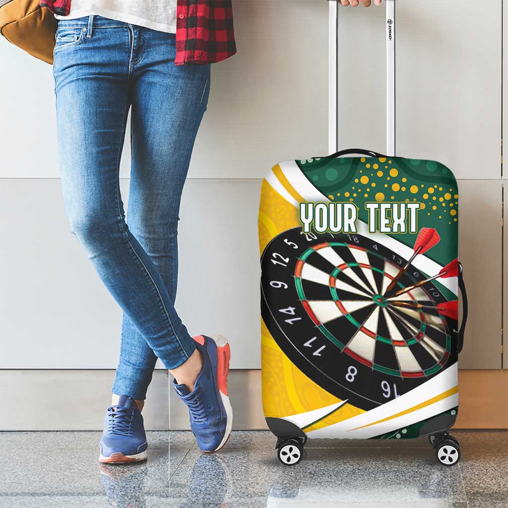 Australia Darts Personalized Luggage Cover Aboriginal Special